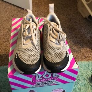 Girls Nike Black Pink Tan Size 13